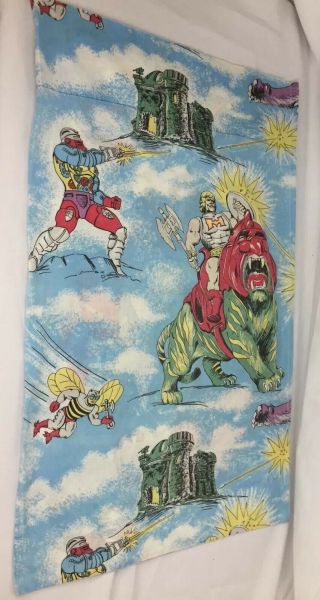 Vintage 1983 He - Man Masters Of The Universe Rare Pillow Case Rare - Read Post