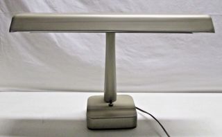 Vintage Mid Century Modern Metal Desk Table Lamp Industrial