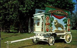 Lion Wagon Ringling Museum Of The Circus Sarasota Florida Fl 1960s