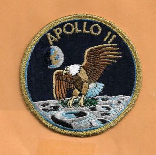 Apollo 11 The Eagle Has Landed Patch 4 "