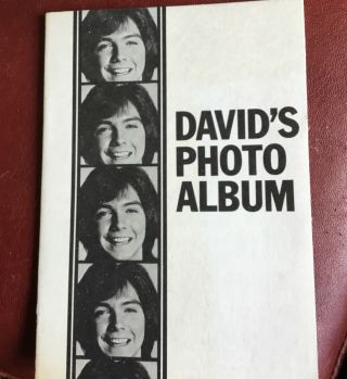 David Cassidy Rare David’s Photo Album 70’s Booklet Fan Club