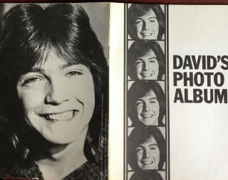 David Cassidy Rare David’s Photo Album 70’s Booklet Fan Club 3