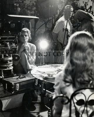 Katharine Hepburn On Set Of " Guess Who 