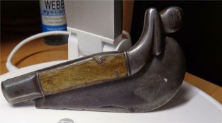 Antique Navaja Type Boot Shape Pocket Knife Markings