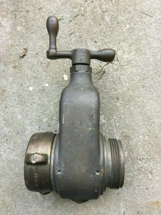 Hydrant Gate Valve 2.  5 " Nh Akron Solid Brass Single 2.  5 Inch Fire Dept - Charity