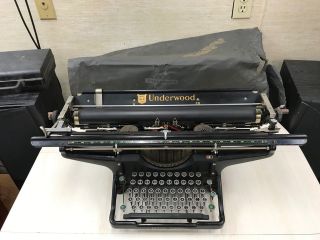 Rare Antique Extra Large Underwood Type Writer,  Usa Made,  Unique
