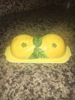 Anthropomorphic PY Lemon Butter Dish 4