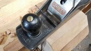 STANLEY BAILEY No 5 1/2 TYPE 18 SMOOTH BOTTOM HAND PLANE 5