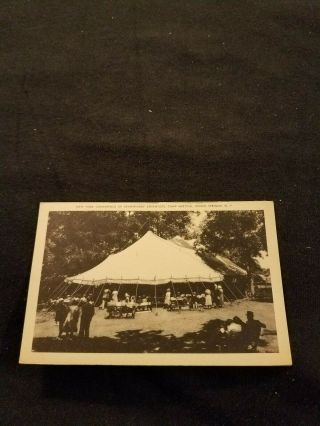 York Conference Seventh Day Adventists Camp Meeting Union Springs Postcard
