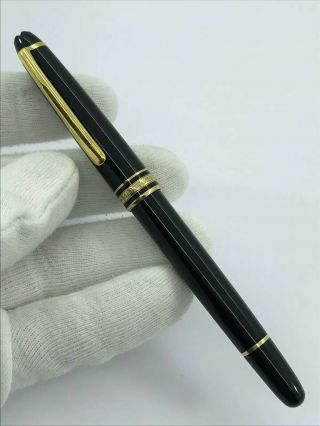 MONTBLANC MEISTERSTUCK 164 ROLLERBALL PEN M BLACK&GOLD PLATED MADE IN GERMANY 3