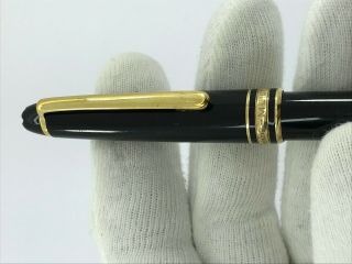MONTBLANC MEISTERSTUCK 164 ROLLERBALL PEN M BLACK&GOLD PLATED MADE IN GERMANY 4
