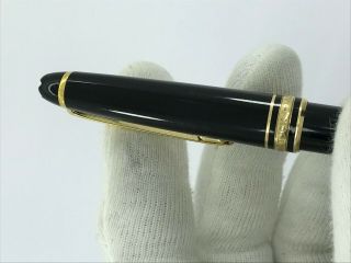 MONTBLANC MEISTERSTUCK 164 ROLLERBALL PEN M BLACK&GOLD PLATED MADE IN GERMANY 5