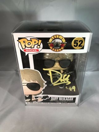 Duff Mckagan Signed Funko Pop Duff Mckagan 52 Guns N Roses