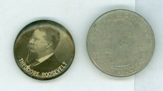 1912 Vintage President Theodore Roosevelt Political Campaign Pinback Button Pr