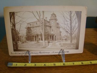 KEENE N.  H.  CABINET CARD RESIDENCE OF THE LATE HENRY COLONY C.  1880 2