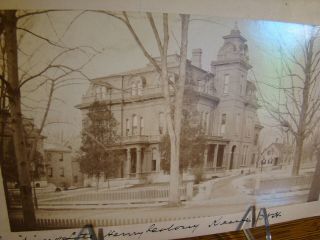 KEENE N.  H.  CABINET CARD RESIDENCE OF THE LATE HENRY COLONY C.  1880 3