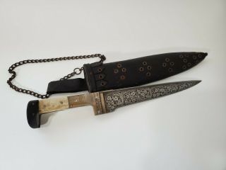 20th Century Antique Afghan Pesh Kabz Choora Indo Persian Dagger
