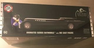 Sdcc 2019 Jada Toys 7.  5 " Die - Cast Batman The Animated Series Batmobile Figure