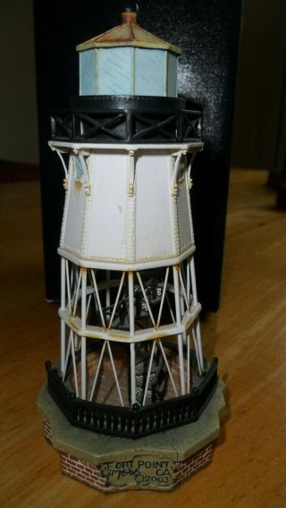 Fort Point,  California Lighthouse 541 By Harbour Lights Society Exclusive