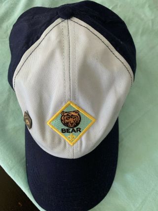 Bear Cub Boy Scouts Cap/hat Size Medium/large With Pin