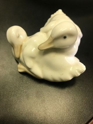 Nao By Lladro Daisa 1982 Resting Ducklings Porcelain Figurine Retired