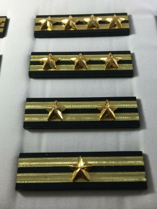 China Gift from Police Dept.  Commissioner of Taipei to Dignitary Epaulettes Set 8