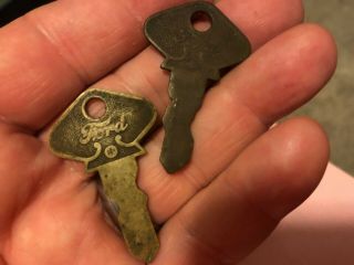 Antique Ford Model T Key 61 And 51 Pair