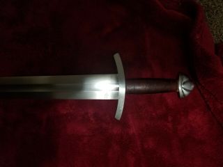 Viking Sword Silver Ulfberht Medieval Norse Warrior Blade