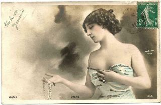 French Actress Real Photo Postcard.  Otéro By Reutlinger.