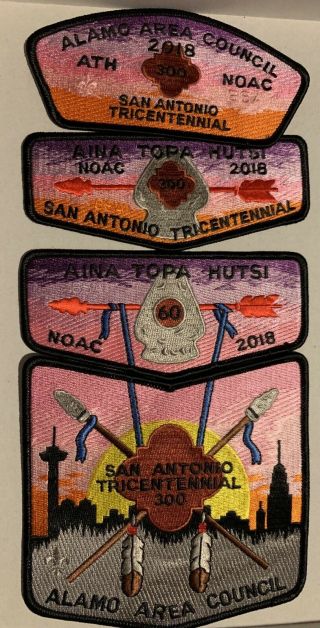 Alamo Area Council 2018 Noac Csp Oa Set Lodge 60 Aina Topa Hutsi