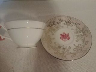 Althorp Princess Diana Tea Cup And Saucer Historical Spencer Estate Rose Pink 3