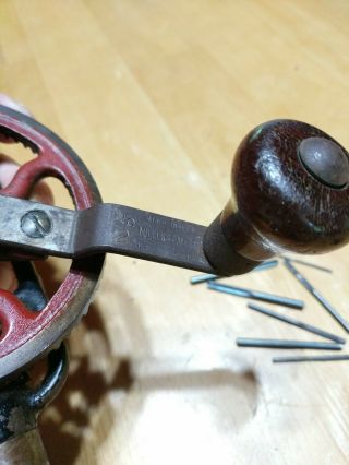 MILLERS FALLS No.  2 HAND DRILL - Great Conditiion and Patina 8
