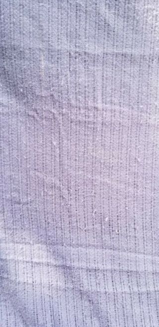 Vintage Acrylic Blanket Purple Satin Trim Full/Double size 89 