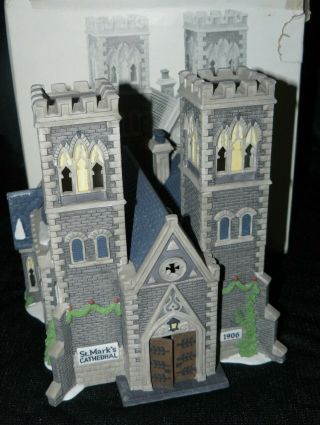 Dept 56 Christmas In The City Cathedral Church Of St Mark Limited Edition House