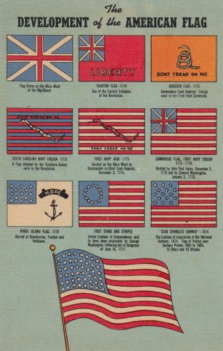 Developement Of The American Flag,  30 - 40s ;