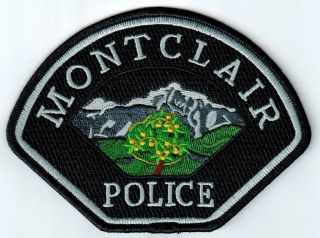 Montclair California Ca Police Patch