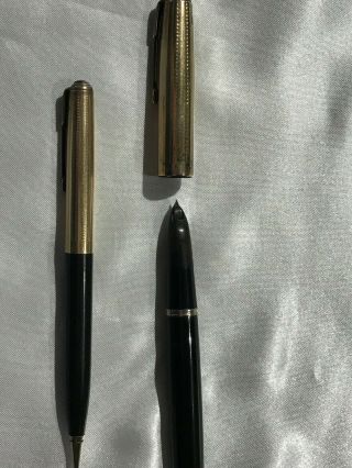 Vintage Parker 51 Fountain Pen & Mechanical Pencil Set in. 3