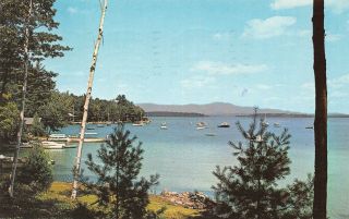 C22 - 3352,  Anchor Lake,  Lake Winnipesaukee Nh.  Postcard.