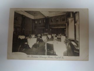 The " Lorraine " Dining Room Norfolk Virginia Unposted Postcard