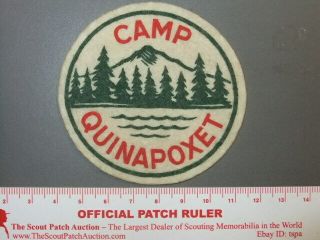 Boy Scout Camp Quinapoxet Felt Ma 9613x