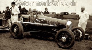 1930s Photo Negative Race Car Ted Nyquist Kaufman Hal Cragar Special Racing