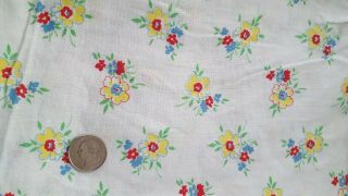 551: Vintage Feed Sack Fabric,  Quilting,  Applique