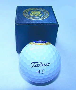 Authentic President Donald J.  Trump Presidential Seal White House Gift Golf Ball 4