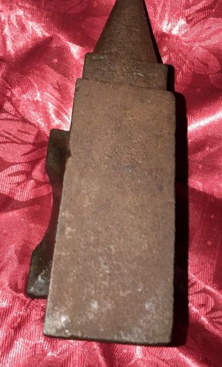 Antique Blacksmith Anvil Small Unmarked 7 lb Iron Jeweler Or Farrier Cobbler 4