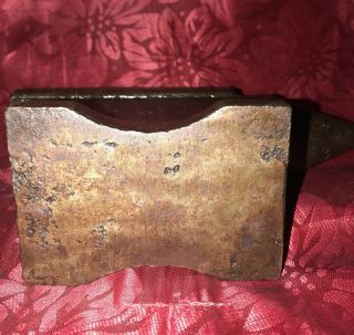 Antique Blacksmith Anvil Small Unmarked 7 lb Iron Jeweler Or Farrier Cobbler 6