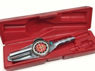 Snap On Torque Meter 8” Length Torque Wrench With Case