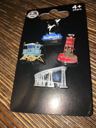 Seaworld 4 Pin Mini Set Pin - On Card