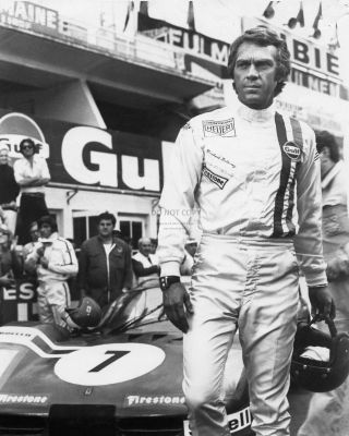 Steve Mcqueen In The 1971 Film " Le Mans " - 8x10 Publicity Photo (bb - 357)