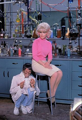 Jerry Lewis Connie Stevens 1963 Photo Poster 8 X 12 In.  Glossy
