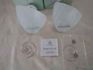 Pair Two 2 Partylite Indulgences Sconce P7968